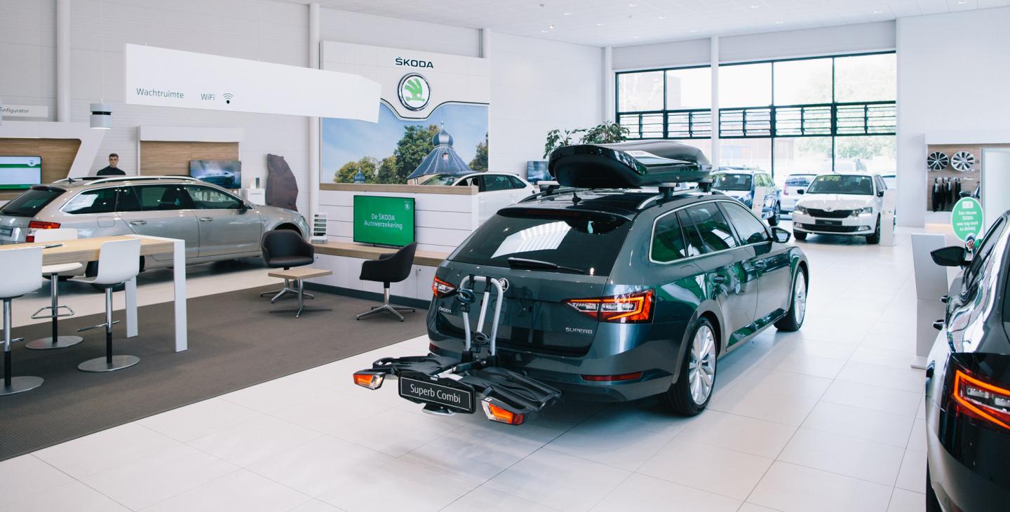 Nieuwe openingstijden showroom skoda